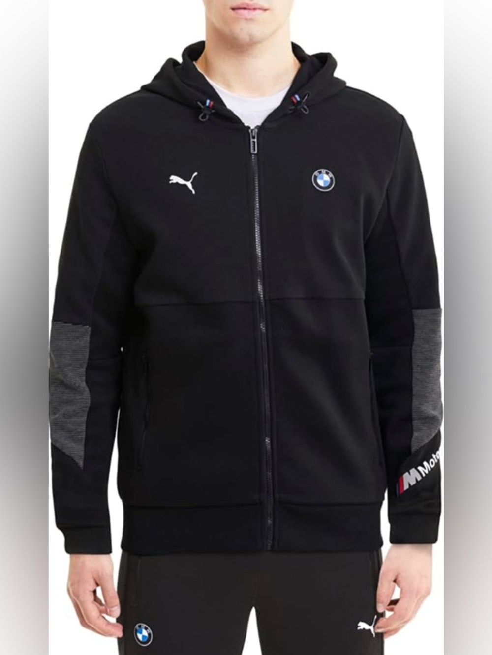 Puma X BMW Men’s Motorsport Hooded Zip Up Size XXL